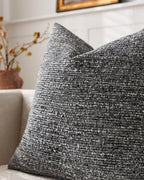 Speckled Bouclé Cushion Covers - Twin-Pack - Charcoal, 45cm x 45cm