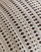 Bohemian Dot Woven Cushion Covers - Twin-Pack - Brown, 45cm x 45cm