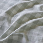 Yarn-Dyed Vintage Washed Cotton Quilt Cover Set - Sage