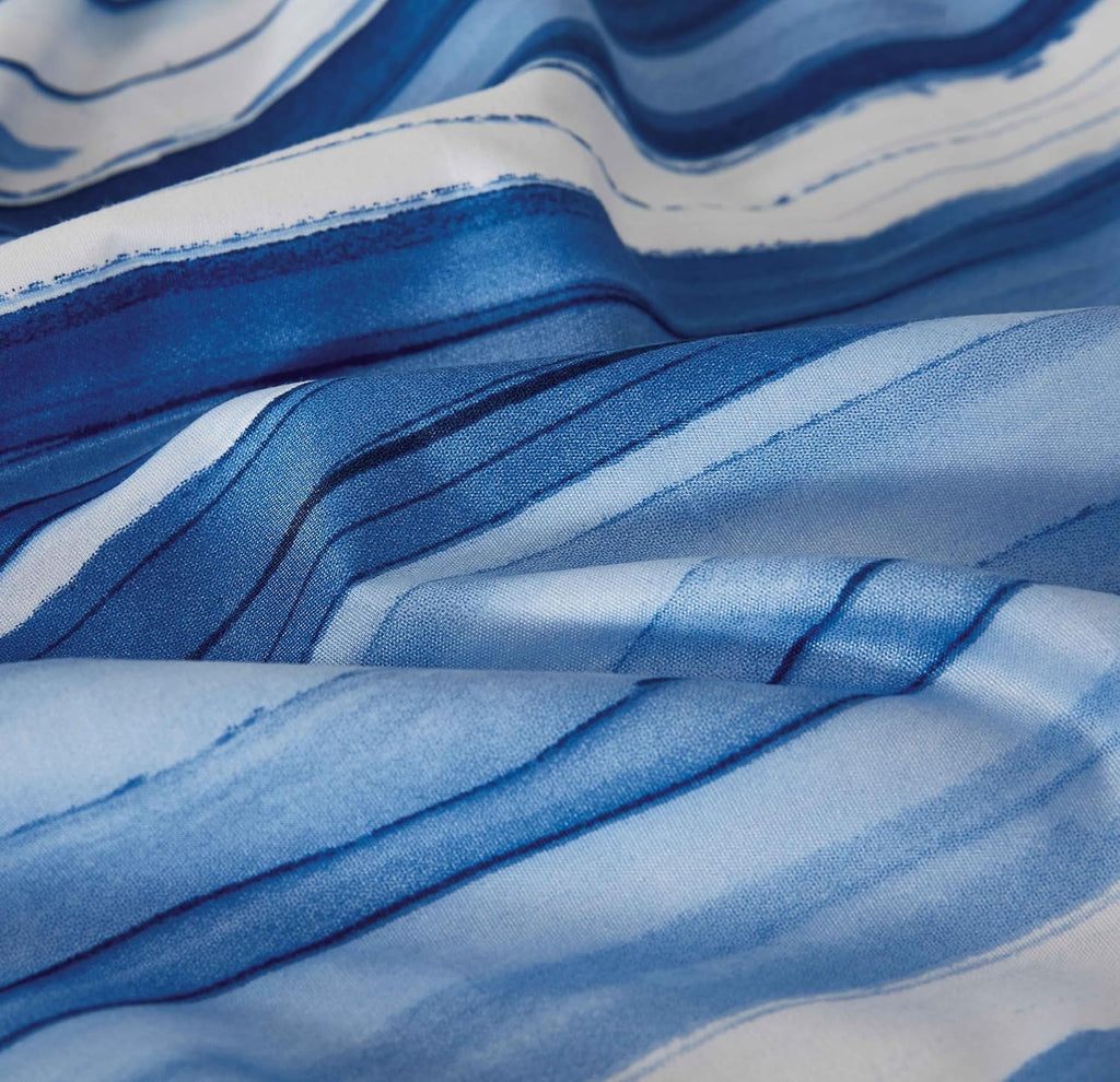 Printed Microfibre Quilt Cover Set - Ethan