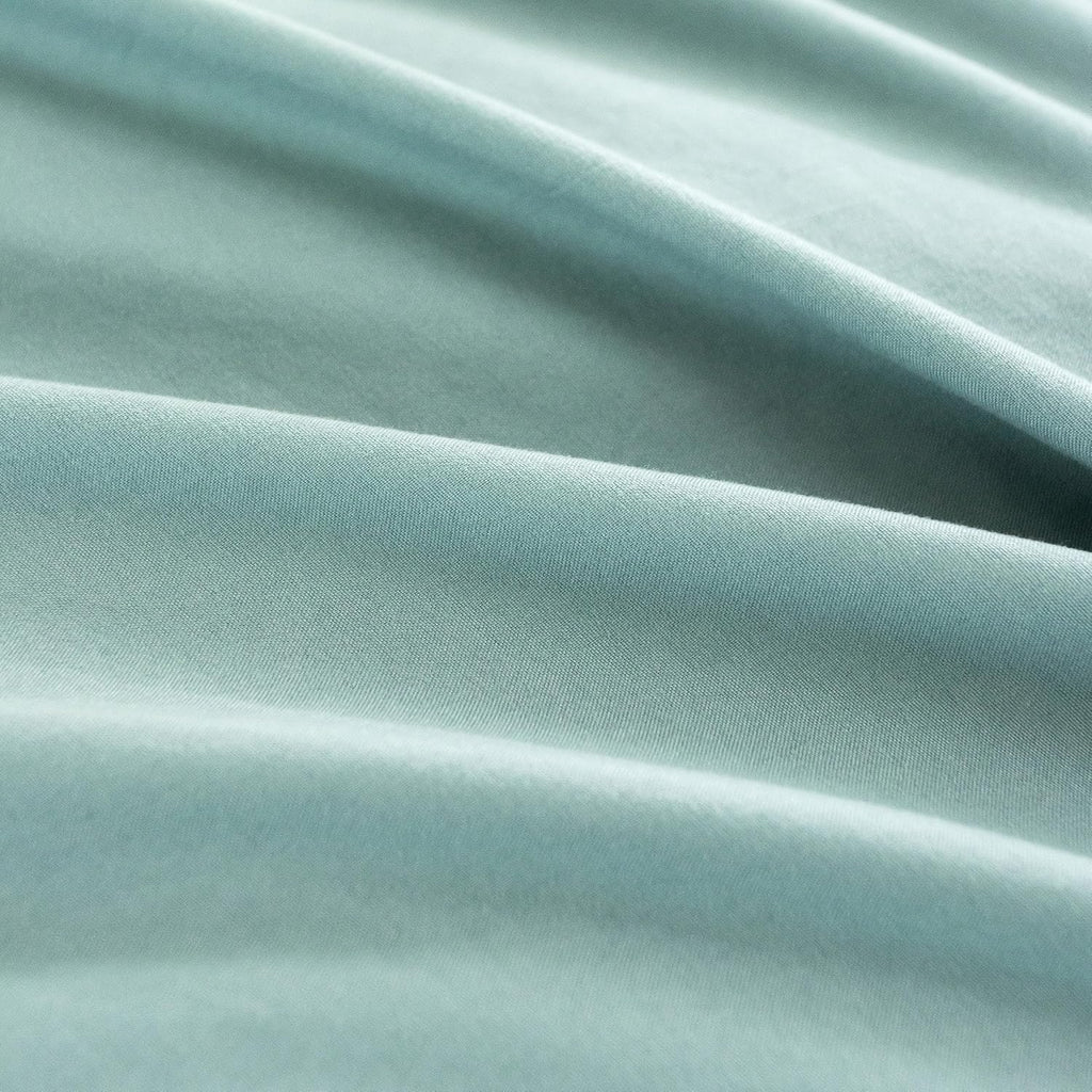 Vintage Washed Microfibre European Pillowcases - Twin-Pack - Seafoam
