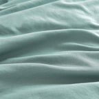 Vintage Washed Microfibre European Pillowcases - Twin-Pack - Seafoam