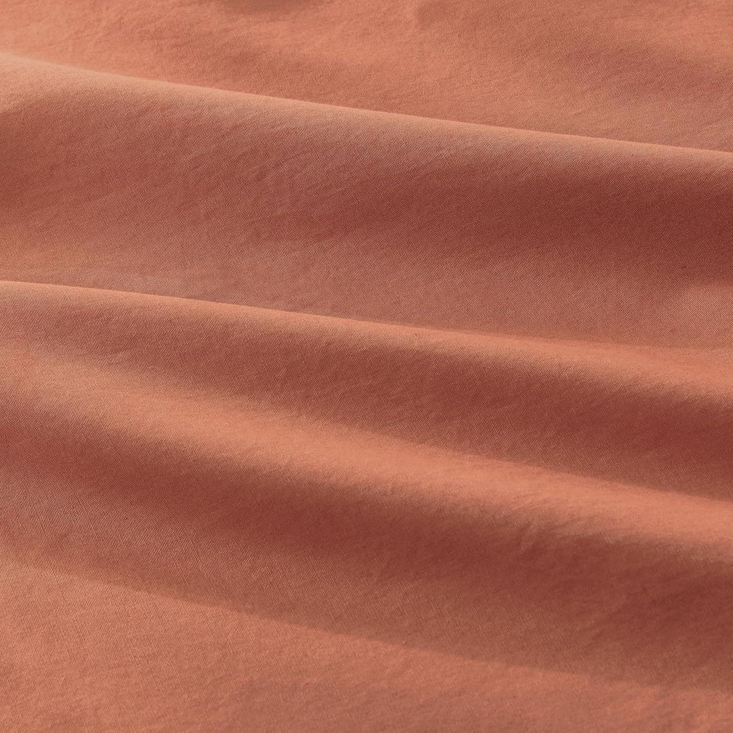 Vintage Washed Cotton European Pillowcases - Brick