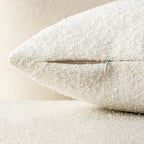 Bouclé Cushion Covers - Twin-Pack - Snow - 45cm x 45cm