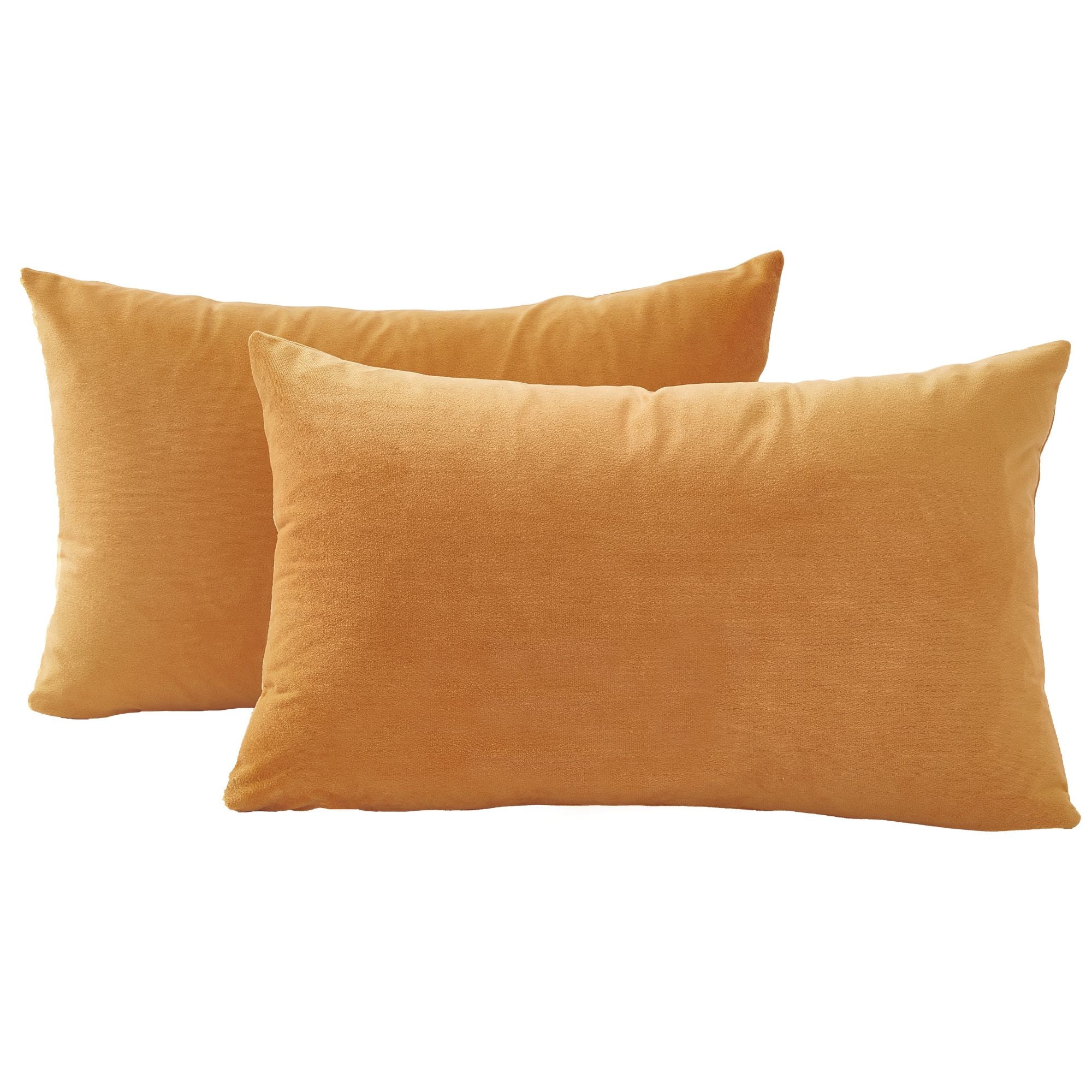 Velvet Cushion Covers - Twin-Pack - Ginger