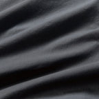 Vintage Washed Cotton European Pillowcases - Charcoal