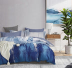 Printed Microfibre Quilt Cover Set - Chavez