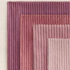 Corduroy Velvet Cushion Covers - Pack of 4 Mix of Pink Shades - 30cm x 50cm