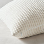 Corduroy Velvet Cushion Covers - Pack of 4 Mix of Beige Shades - 45cm x 45cm