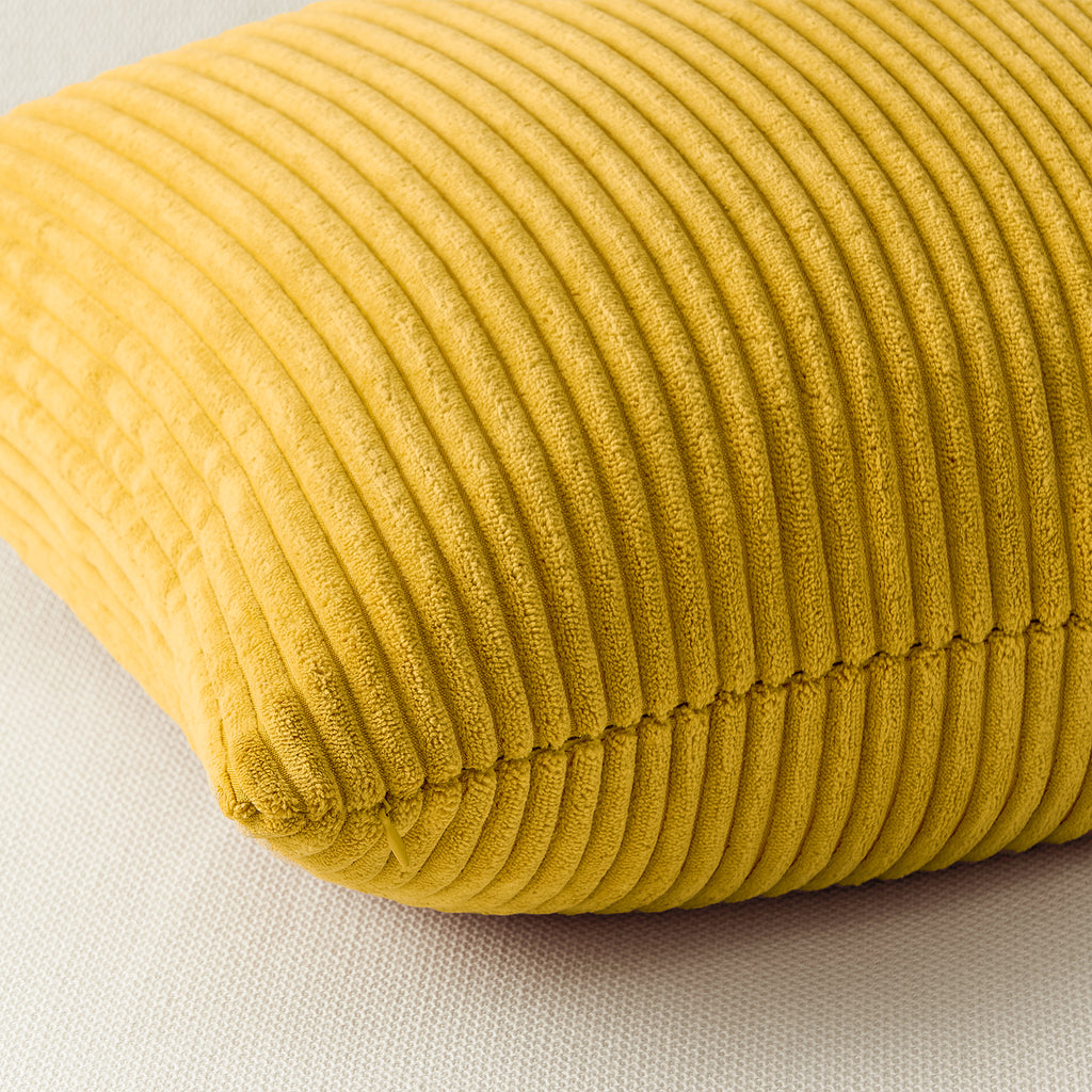 Corduroy Velvet Cushion Covers - Pack of 4 Rainbow - 45cm x 45cm