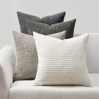 Corduroy Corn Grain Cushion Covers - Pack of 4 Mix of Grey Shades - 45cm x 45cm