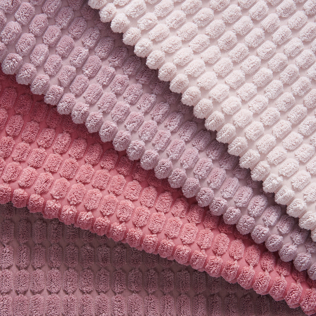Corduroy Corn Grain Cushion Covers - Pack of 4 Mix of Pink Shades - 45cm x 45cm