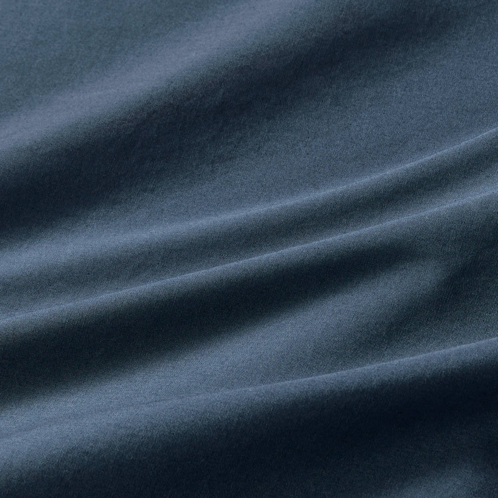 Vintage Washed Cotton European Pillowcases - Dark Indigo