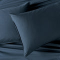 Vintage Washed Cotton Standard Pillowcases - Twin-Pack - Dark Indigo