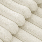 Faux Fur Cushion Covers - Twin-Pack - Snow - 45cm x 45cm