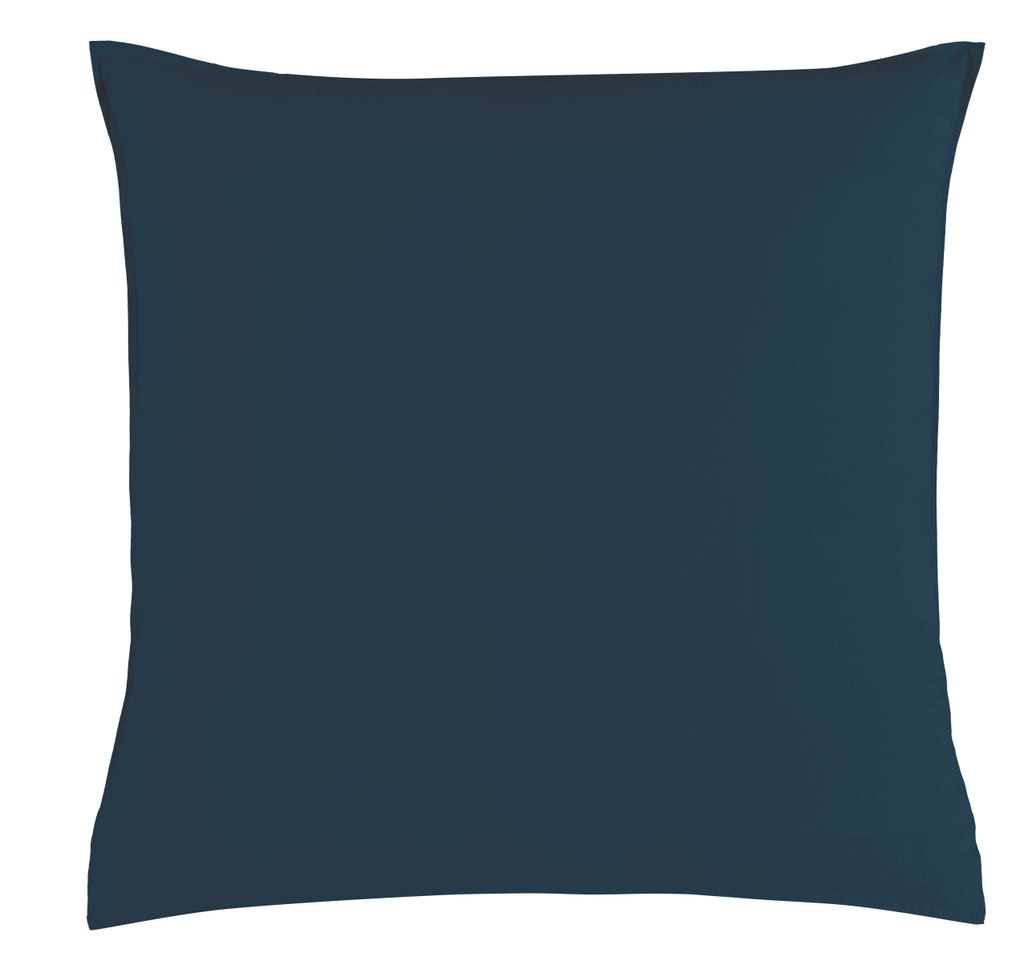 Vintage Washed Cotton European Pillowcases - Dark Indigo