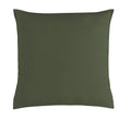 Gioia Casa Vintage Washed 100% Cotton European Pillowcase - Ultra Soft, Comfy, Hypoallergenic, Breathable Bed Pillowcase - Luxurious European Pillow Cover - Khaki Green - 1 Pc
