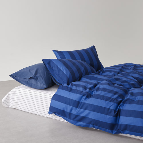 100% Cotton 250TC Reversible Quilt Cover Set - Lenny