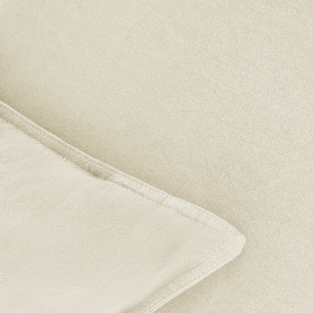 Linen & Cotton Blend Cushion Covers - Twin-Pack - Linen