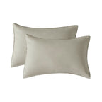 Vintage Washed Microfibre King Pillowcases - Twin-Pack - Linen - 50cm x 90cm