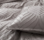 Microfibre Tufted Standard Pillowcases - Set of 2