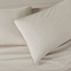 Vintage Washed Cotton Standard Pillowcases - Twin-Pack - Natural