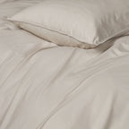 Vintage Washed Cotton Standard Pillowcases - Twin-Pack - Natural