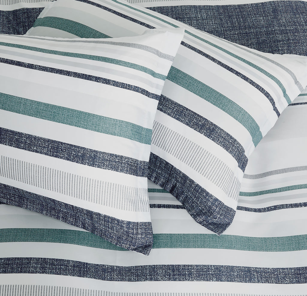 Printed Microfibre Quilt Cover Set - Otis