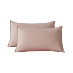 Vintage Washed Microfibre King Pillowcases - Twin-Pack - Pink - 50cm x 90cm