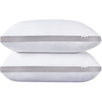 Twin-Pack Bamboo Microfibre Plush Down-Like Cooling Pillows