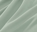 Vintage Washed Cotton Sheet Set with Matching Pillowcases - Sage
