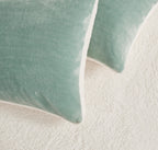 2-in-1 Teddy Sherpa Quilt Cover Set & Blanket - Sage Green