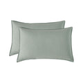 Vintage Washed Microfibre King Pillowcases - Twin-Pack - Sage - 50cm x 90cm