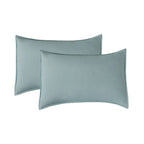 Vintage Washed Microfibre King Pillowcases - Twin-Pack - Seafoam - 50cm x 90cm