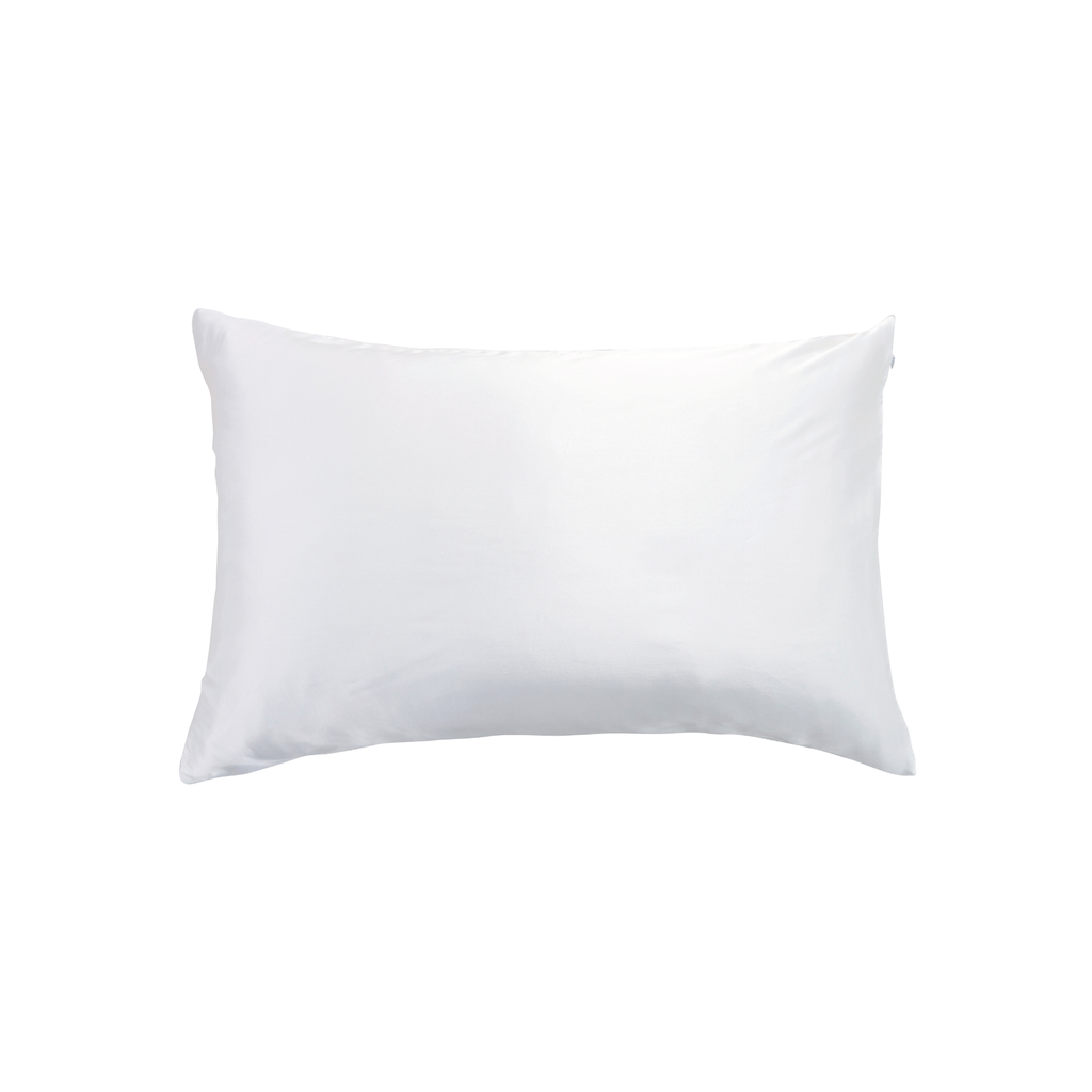 100% Mulberry Silk Pillowcase - White