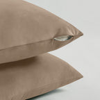 Velvet Cushion Covers - Twin-Pack - Beige