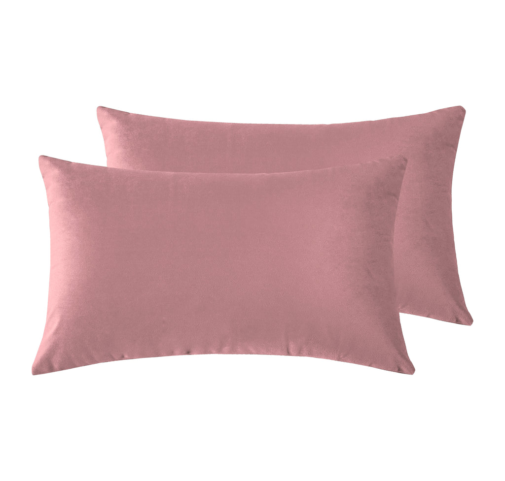 Velvet Cushion Covers - Twin-Pack - Blush