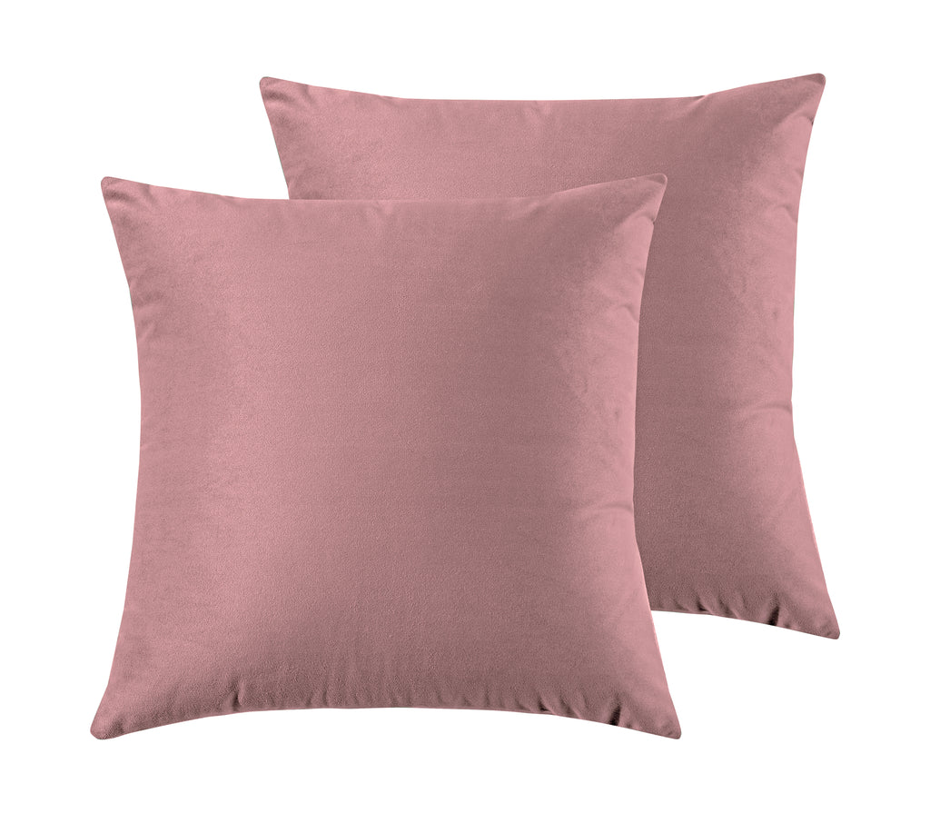 Velvet Cushion Covers - Twin-Pack - Blush