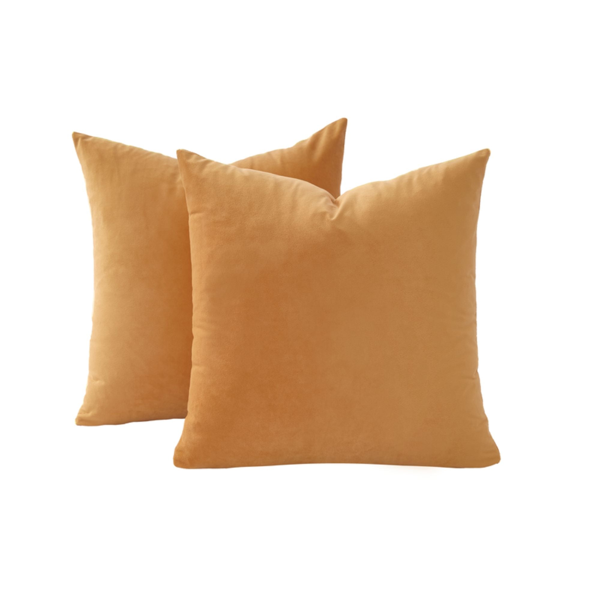 Velvet Cushion Covers - Twin-Pack - Ginger