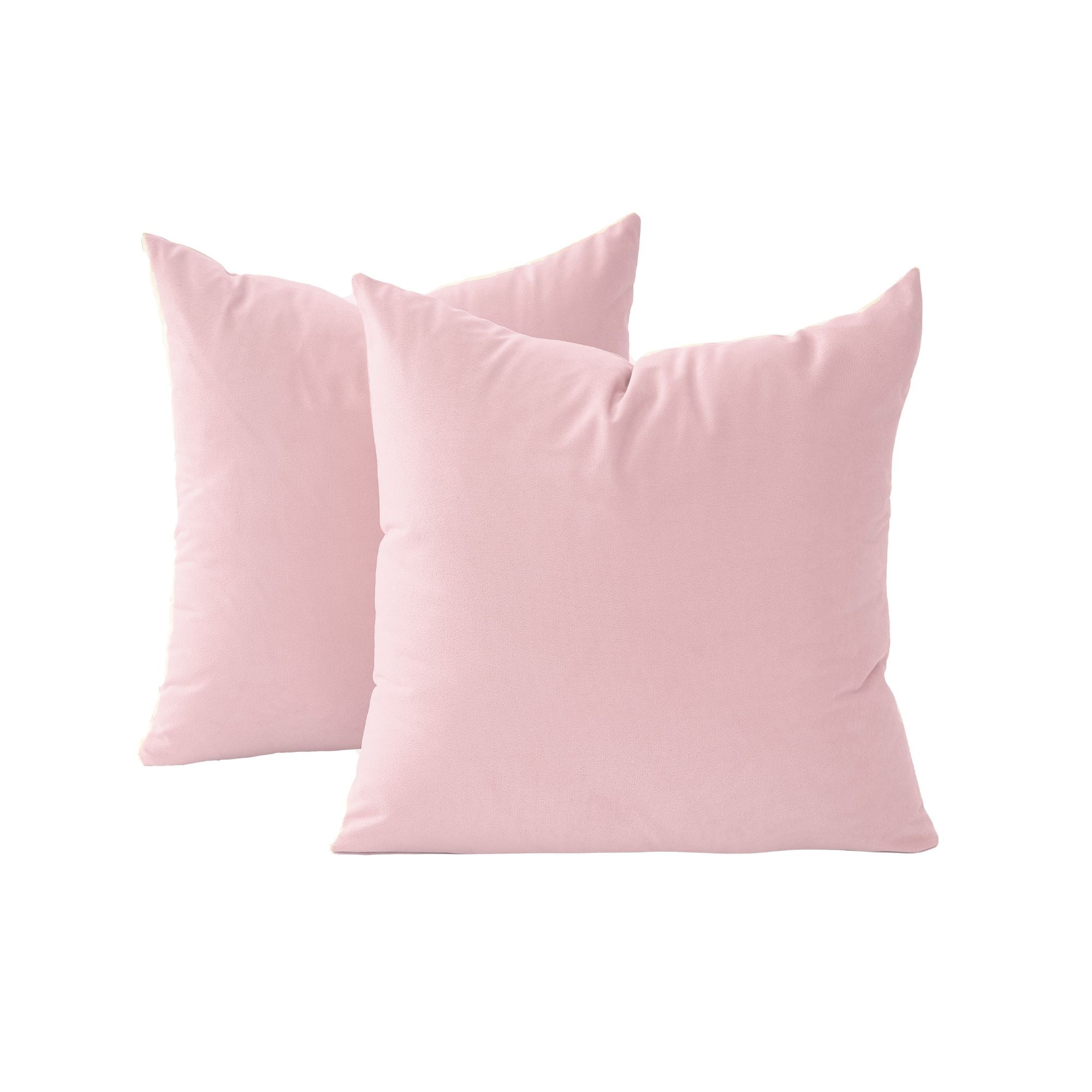 Velvet Cushion Covers - Twin-Pack - Pink
