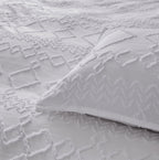 Microfibre Tufted Standard Pillowcases - Set of 2