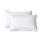 Vintage Washed Microfibre King Pillowcases - Twin-Pack - White - 50cm x 90cm