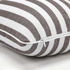 2-Pack Yarn-Dyed Linen-Cotton Cushion Covers - Cocoa - 30x50cm