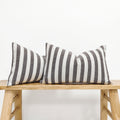 2-Pack Yarn-Dyed Linen-Cotton Cushion Covers - Cocoa - 30x50cm