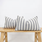 2-Pack Yarn-Dyed Linen-Cotton Cushion Covers - Grey - 30x50cm