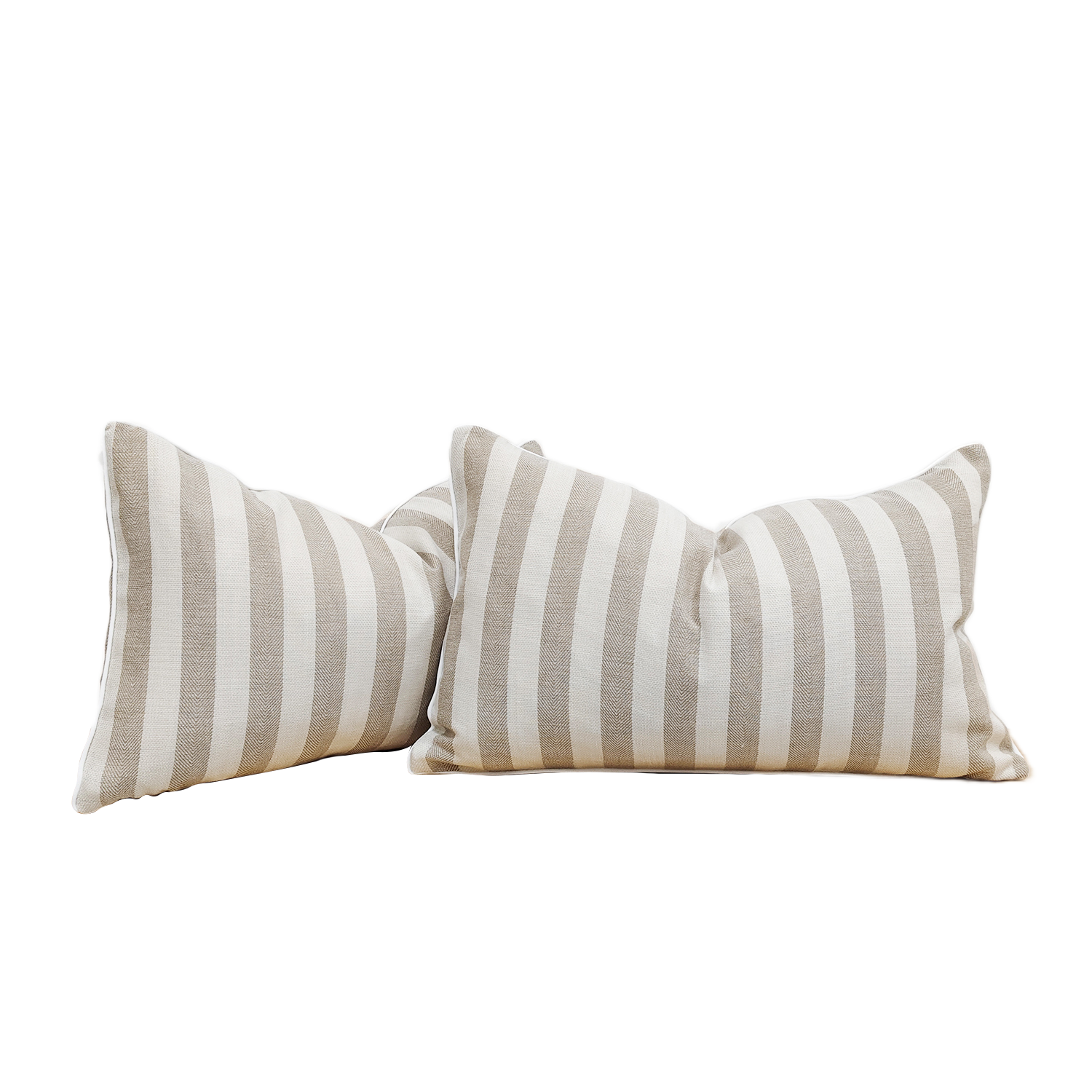 2-Pack Yarn-Dyed Linen-Cotton Cushion Covers - Natural - 30x50cm