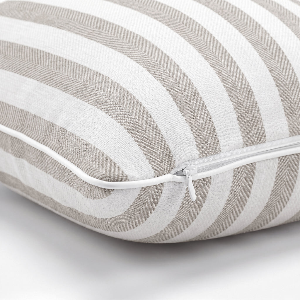 2-Pack Yarn-Dyed Linen-Cotton Cushion Covers - Natural - 30x50cm