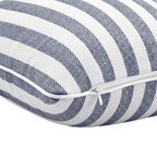 2-Pack Yarn-Dyed Linen-Cotton Cushion Covers - Navy - 30x50cm