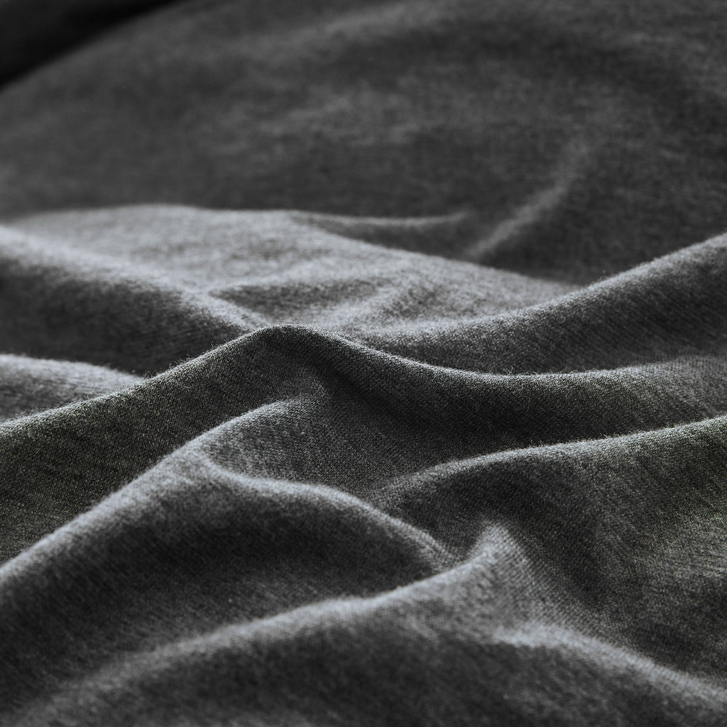 100% Jersey Cotton Standard Pillowcases - Twin-Pack - Black Marble