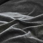 100% Jersey Cotton Standard Pillowcases - Twin-Pack - Black Marble